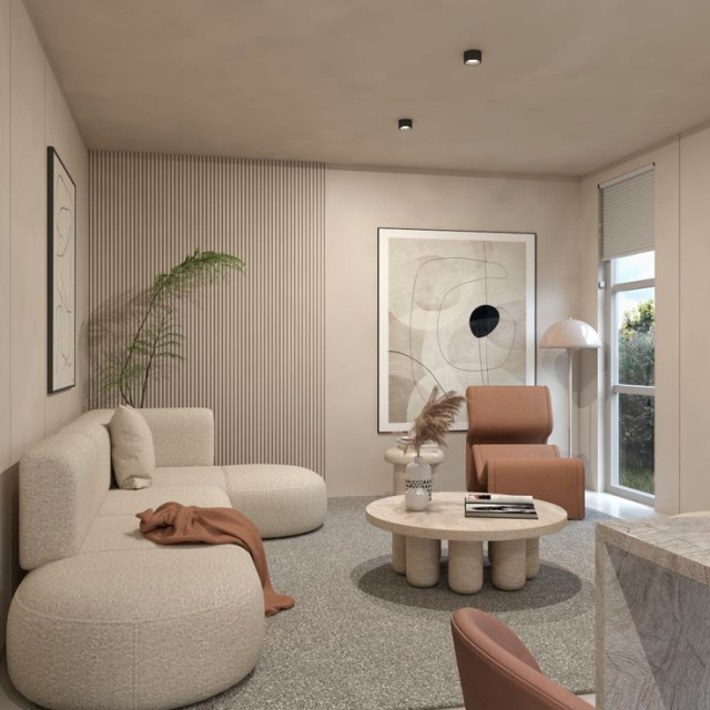 Valdebebas Madrid contemporary-vardagsrum