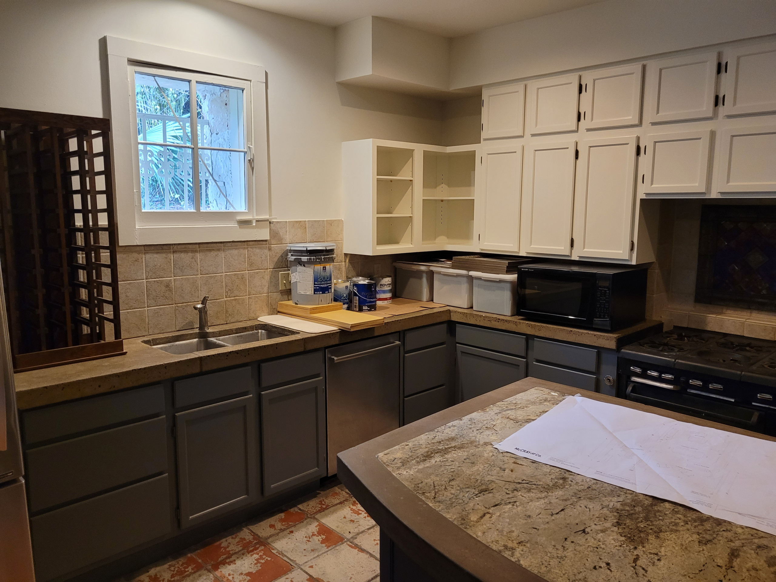 New Paint on Kitchen Cabinetry & Walls