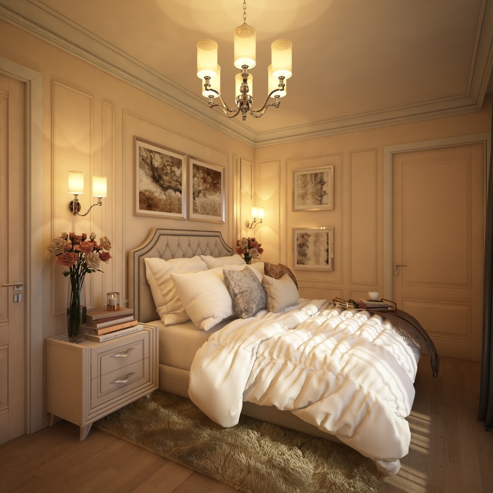 Светлый дом в неоклассическом стиле