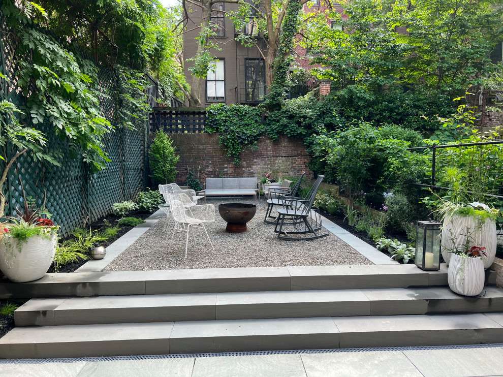 Manhattan UWS Brownstone romantic garden