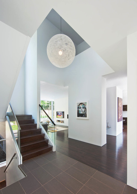 Fraser Residence contemporain-escalier