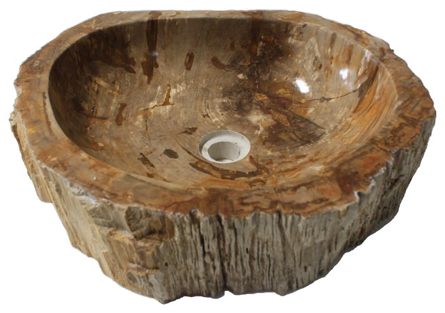 Rustic Natural Petrified Wood Stone, Petrified Wood Sink Vanity