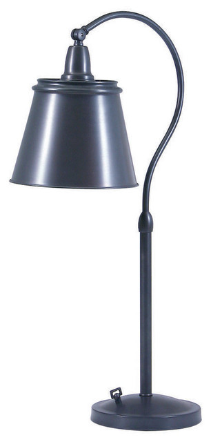 House Of Troy Hyde Park Table Lamp Oil Rubbed Bronze with Metal Shade