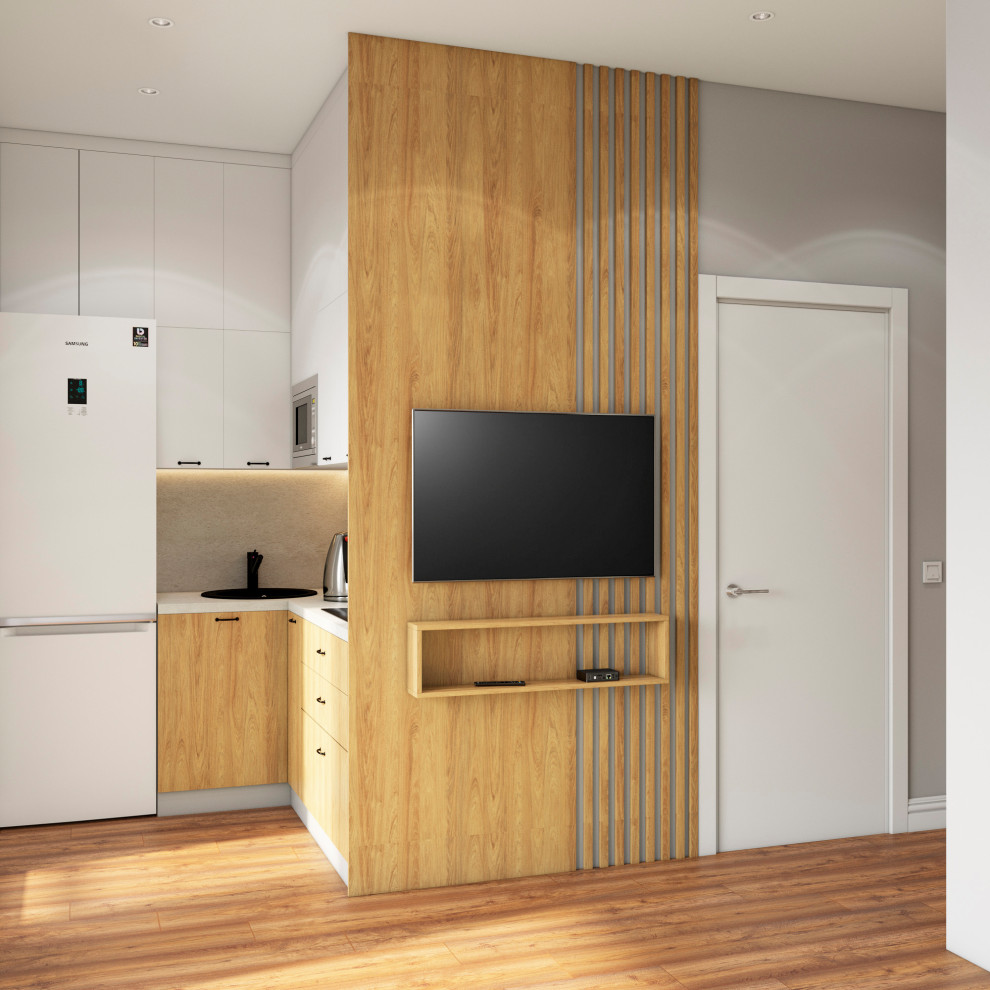 Меблировка студии 19 кв.м.