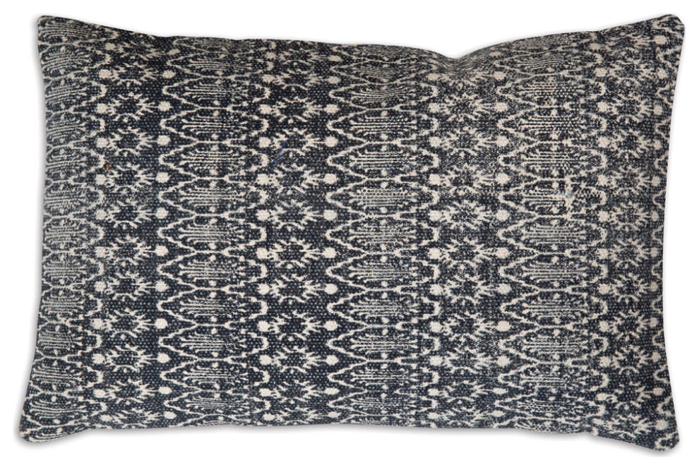 Zara Lumbar Pillow Contemporary Decorative Pillows by The Grey