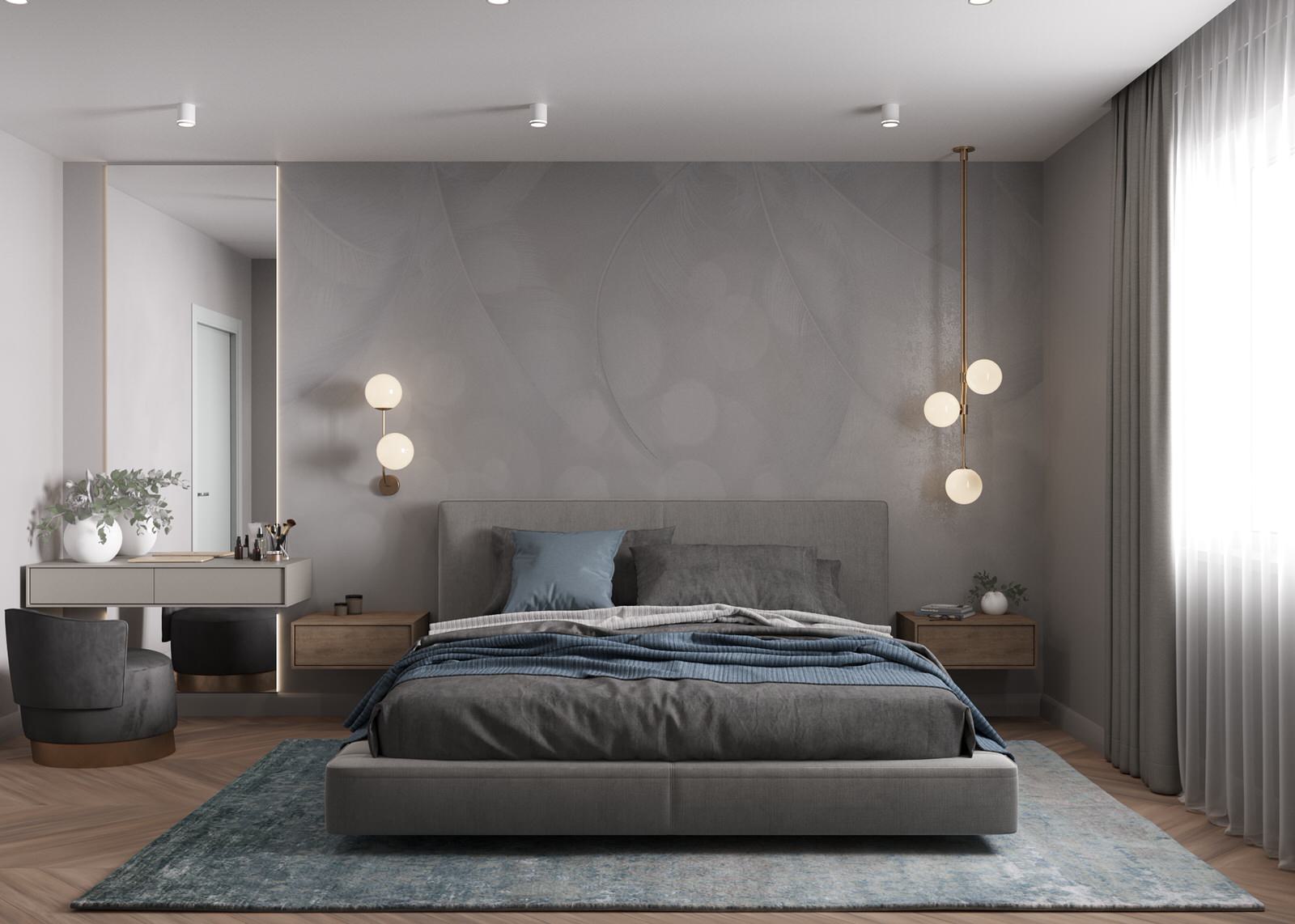 Проект спальни 16 м.кв.