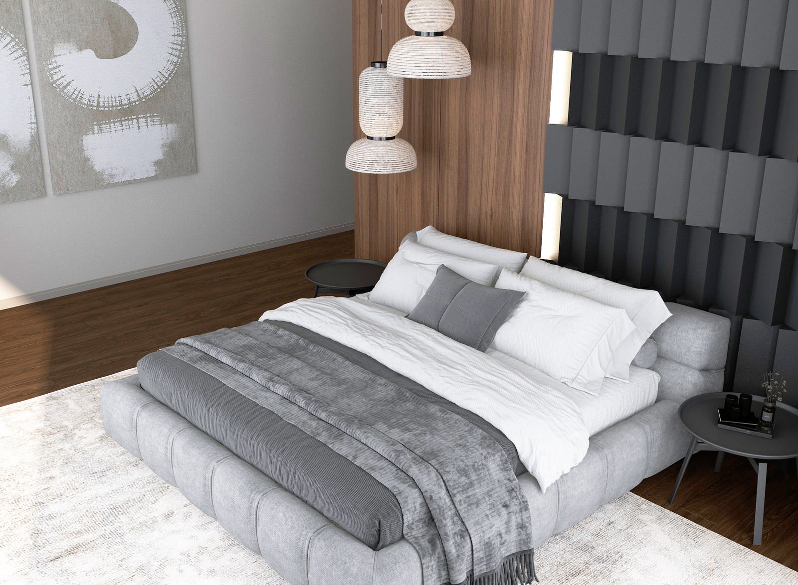 Мастер - спальня в загородном доме