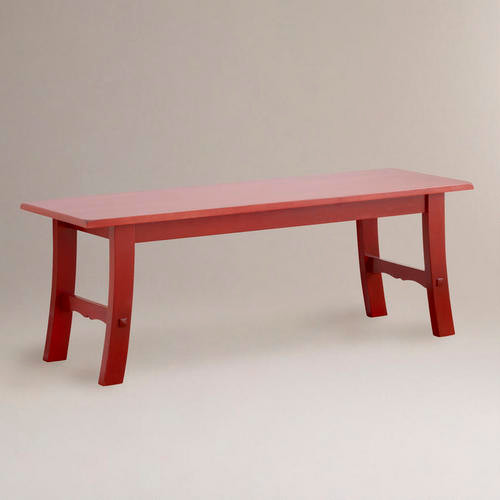 Red Asian Bench