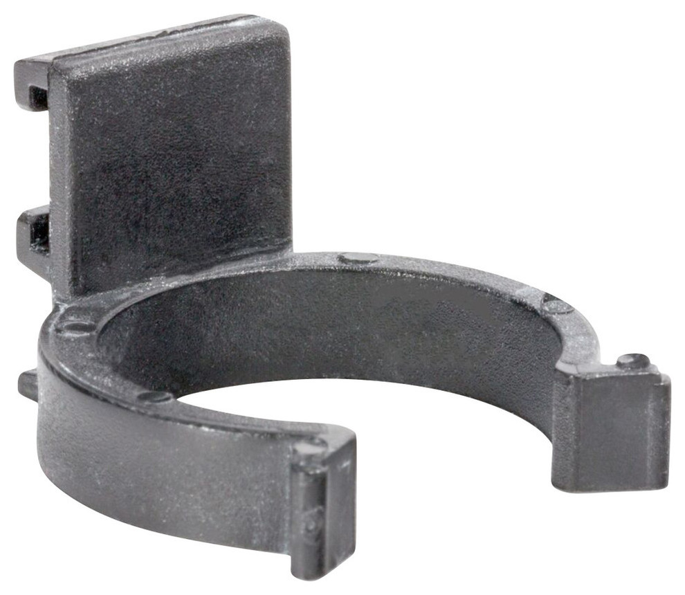 Toe Kick Bracket for Blum Leg Leveler PressIn Black, 4 Traditional