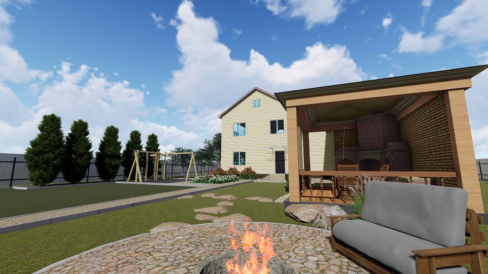 Ландшафтный дизайн-проект участка 15 соток