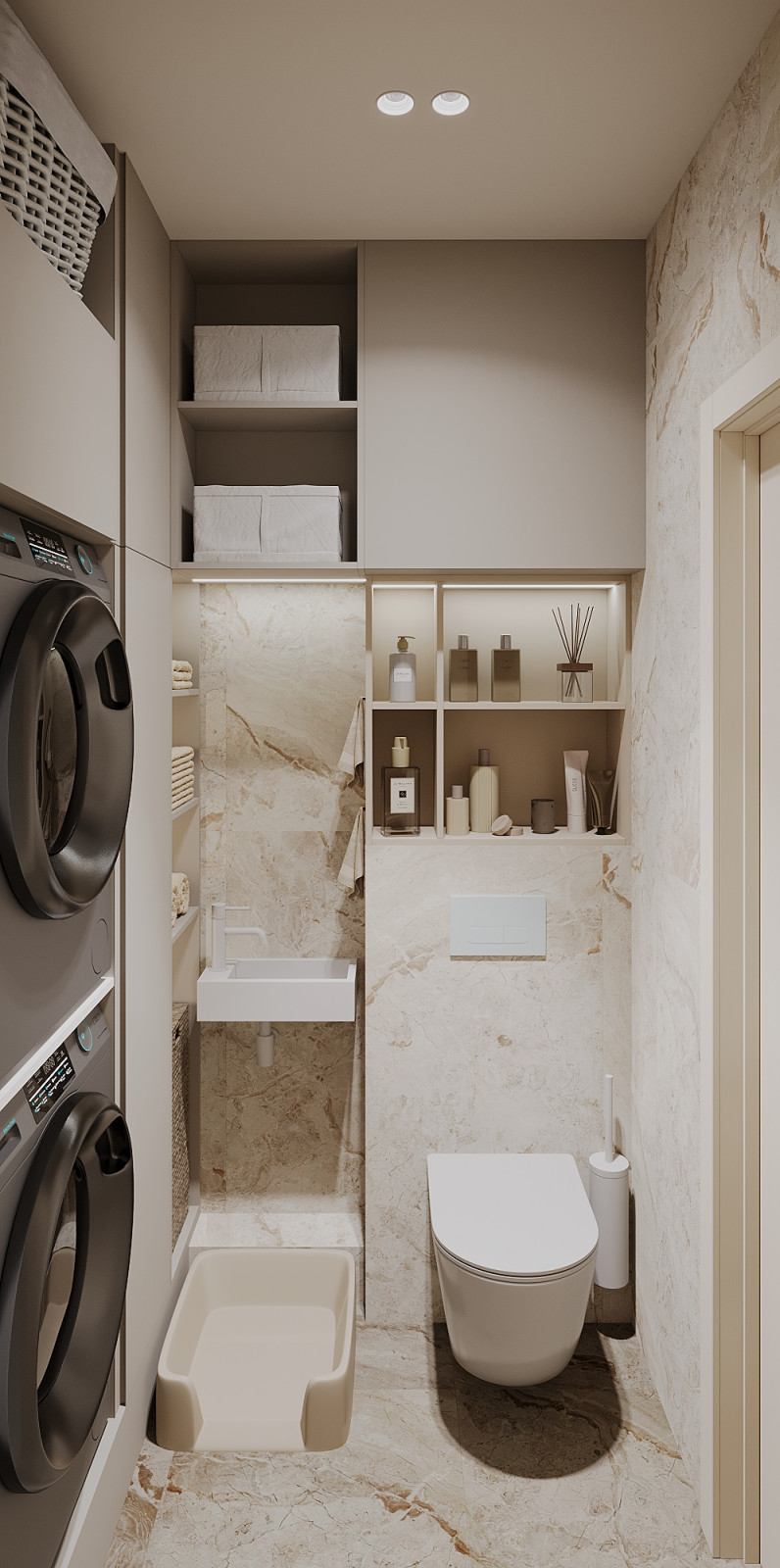 Интерьер 4-ёх комнатной квартиры_ "VANILLA LATTE"