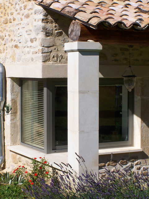 Maison GE lantlig-fasad