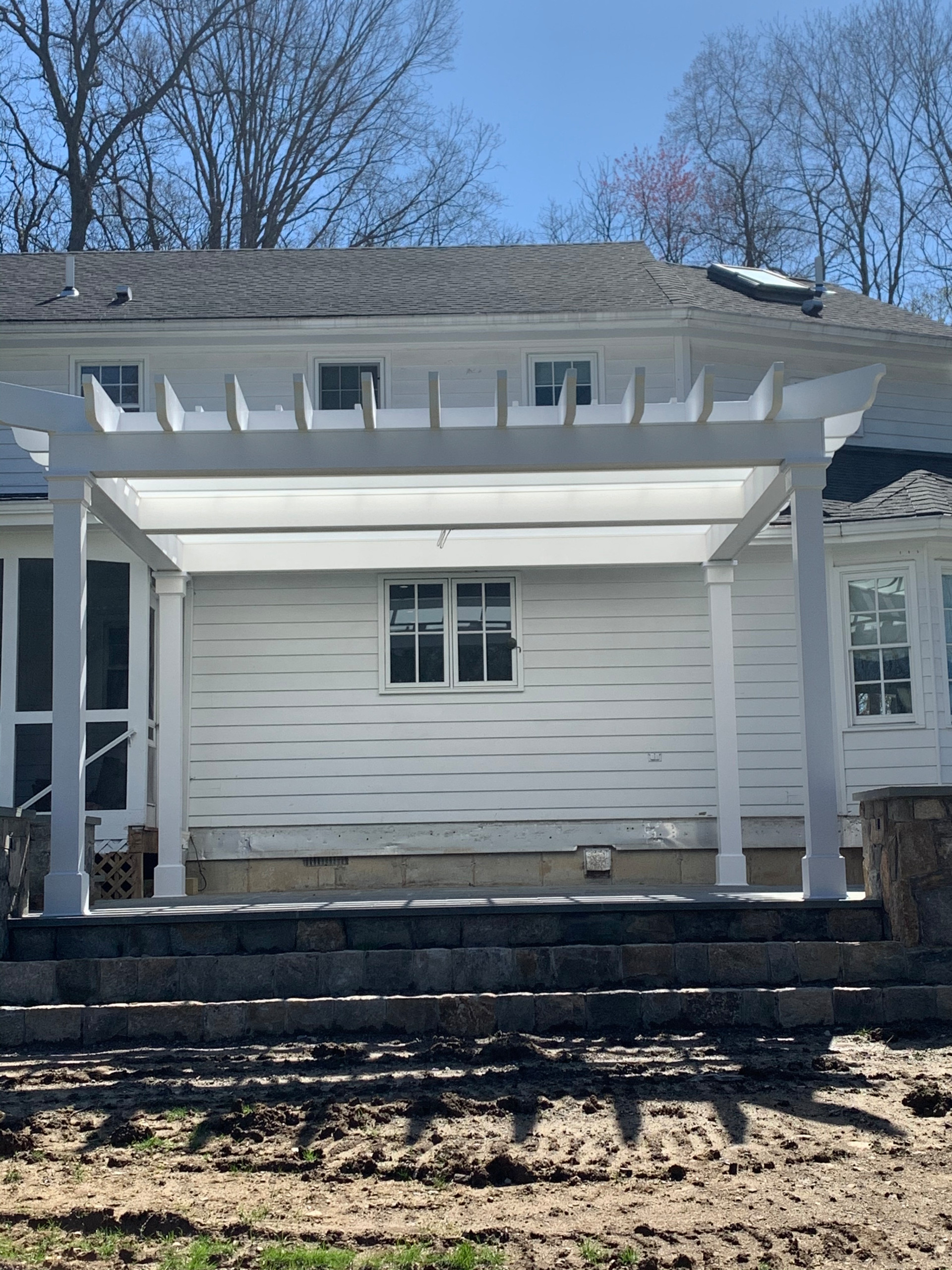 All pvc pergola
