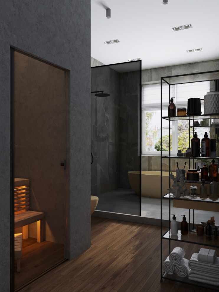 Современный лофт с нотками терракота