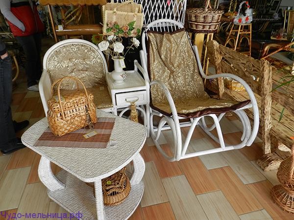 Плетеная мебель “Белая”