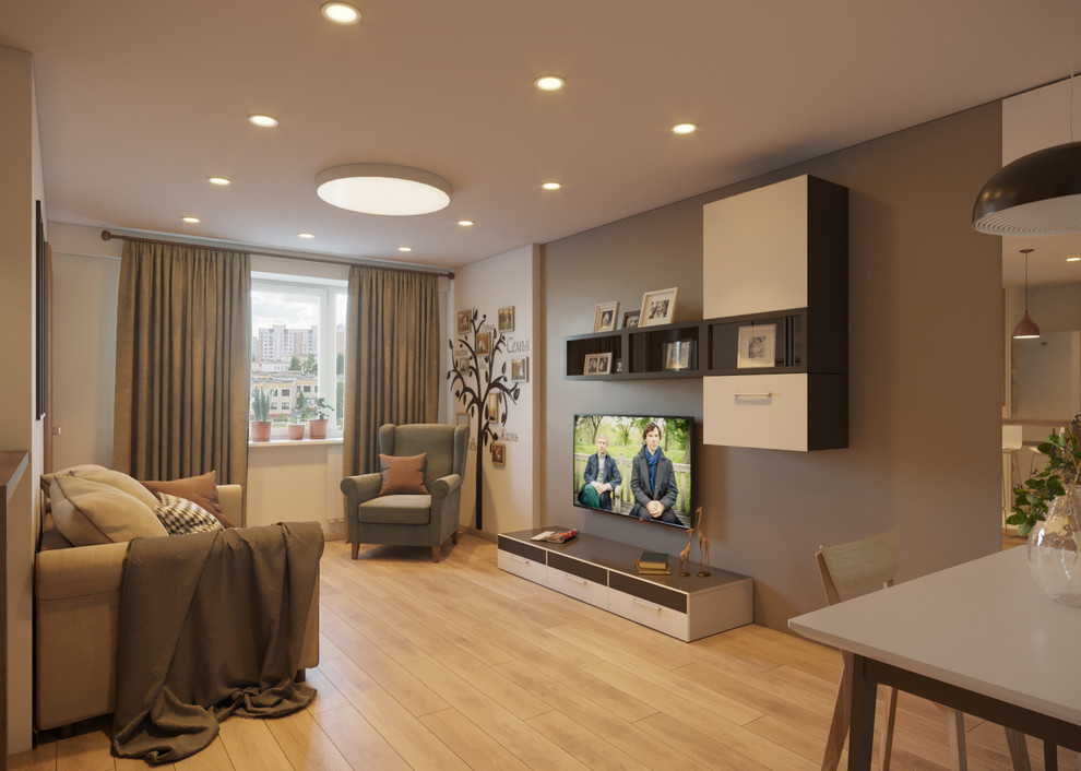 Квартира в современном стиле в городе Ижевске.