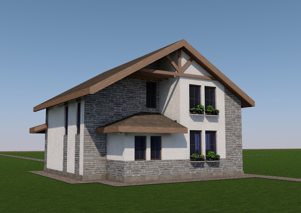 Домик для постоянного проживания в "Дачном стиле"