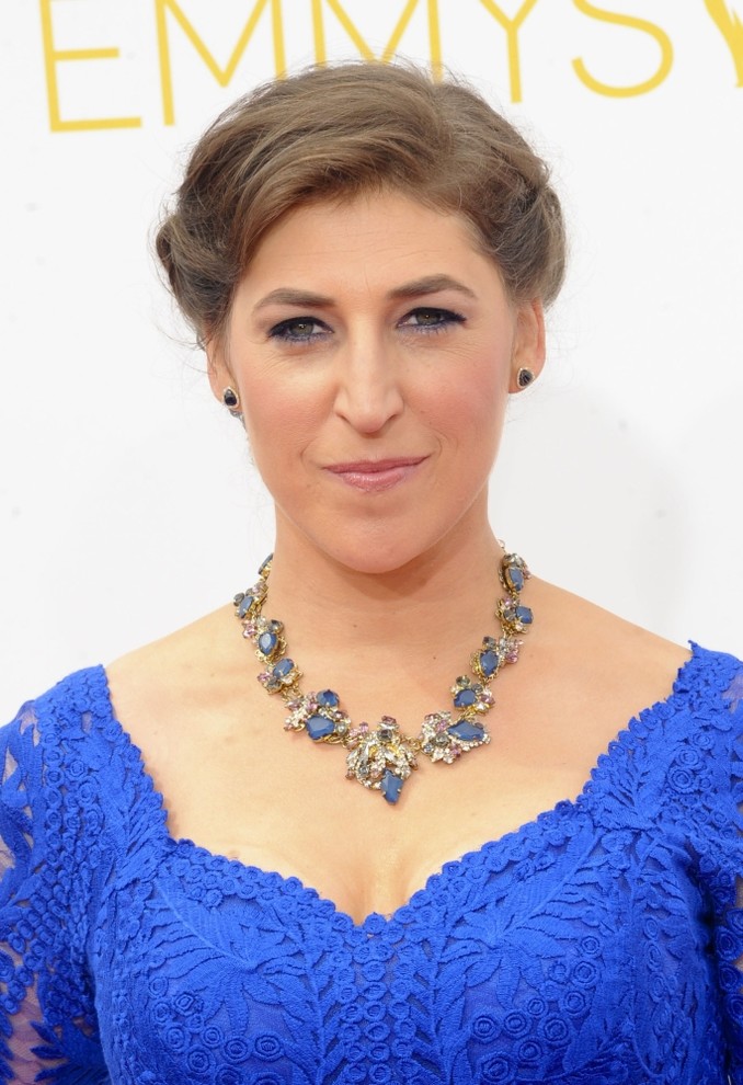 Mayim Bialik At Arrivals For The 66Th Primetime Emmy Awards 2014 Emmys, Part 1