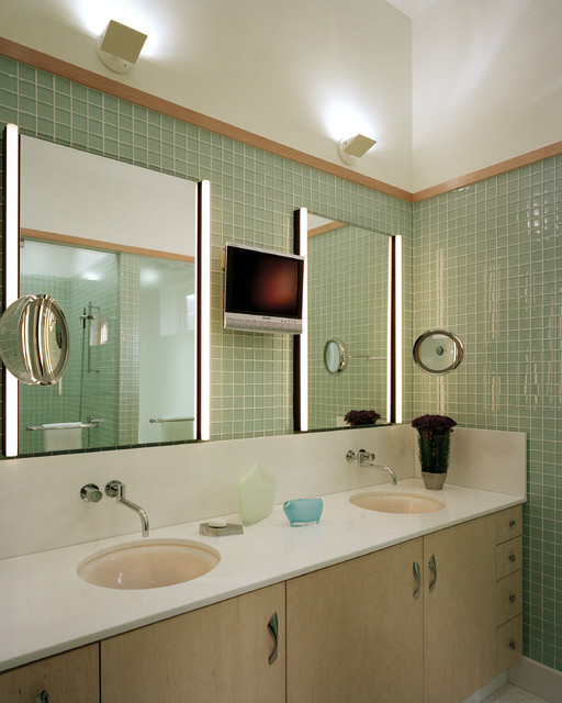 Residence modern-badezimmer