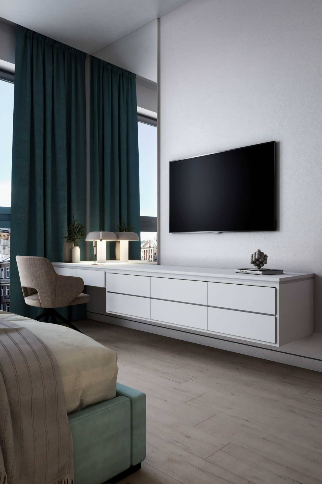 Дизайн и ремонт квартиры в ЖК «Хорошёвский» — Неоклассика для кота