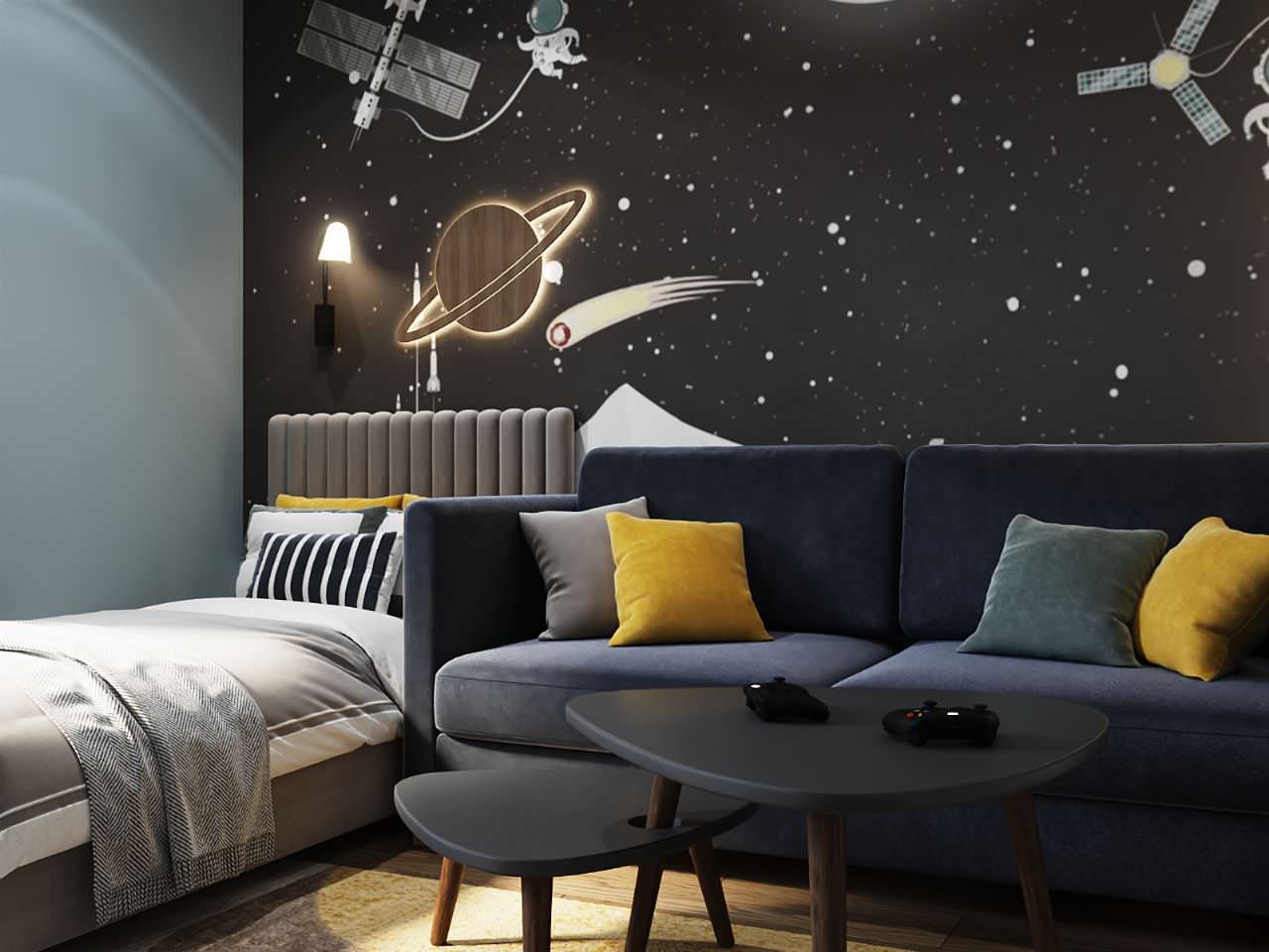 Дизайн квартиры за городом