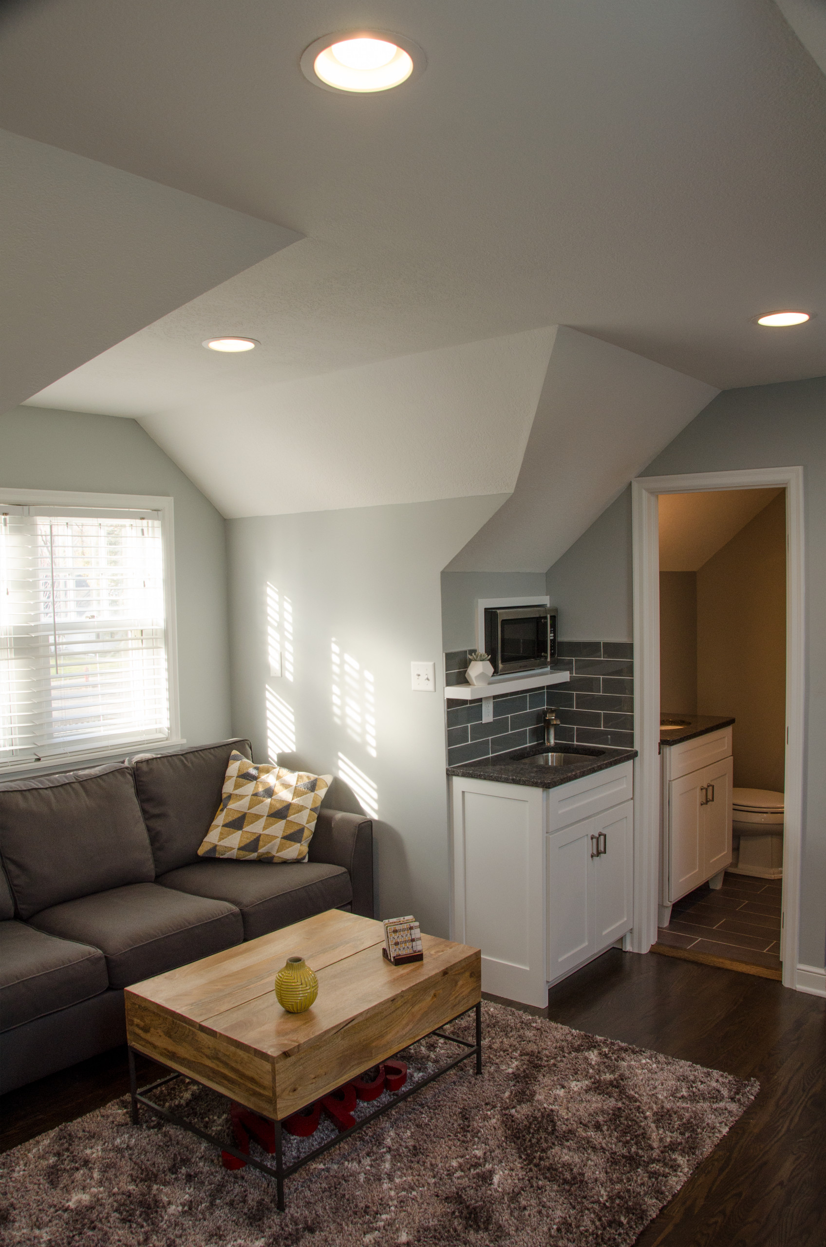Small Above Garage Apartment - Photos \u0026 Ideas | Houzz, image size:1696x2560