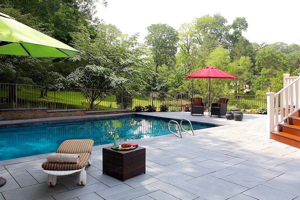 Inspiration for a timeless pool remodel in Philadelphia