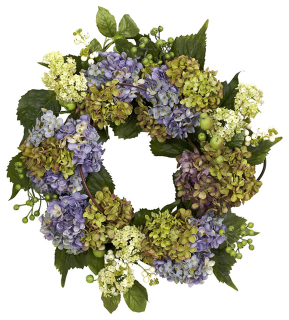 16" Hydrangea Wreath