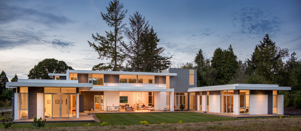 This is an example of a modern exterior in Portland.