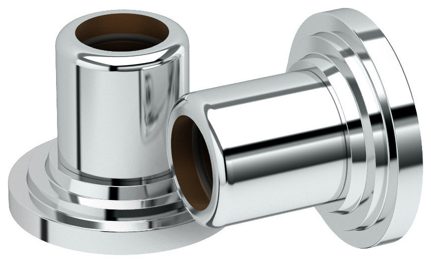 Shower Rod Ends, Chrome Shower Curtain Rods by Gatco Fine Bathware Houzz