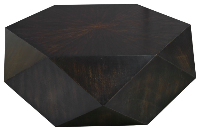 Uttermost Volker Small Black Coffee Table - Transitional - Coffee ...