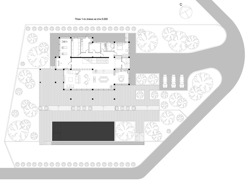Минималистичная вилла на побережье