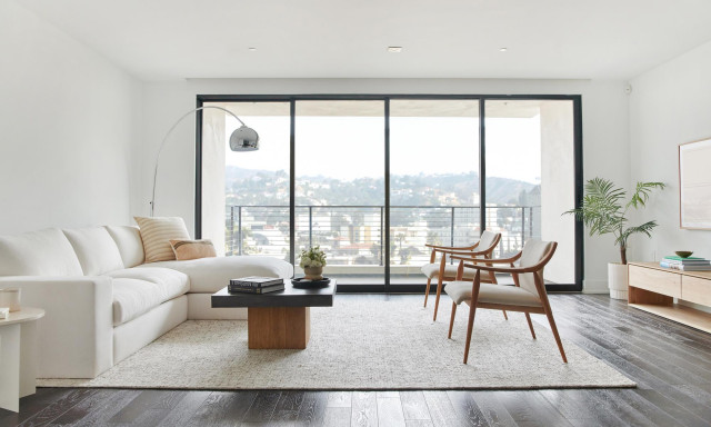Beverly Hills contemporaneo-salon