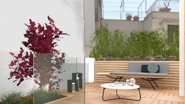 Terrazzo in stile contemporaneo contemporary-deck