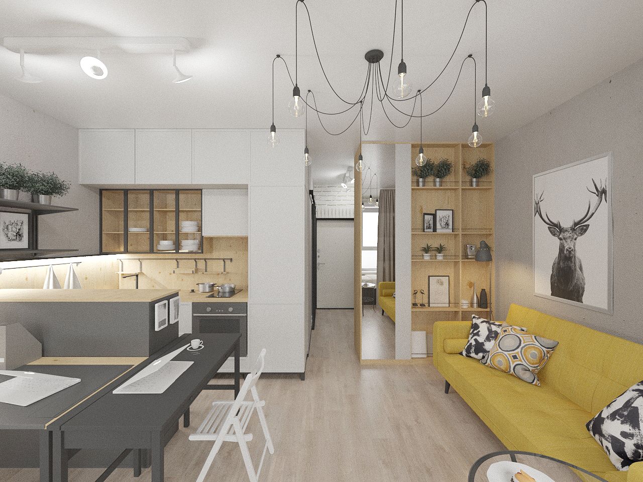 Дизайн квартиры в ЖК "Уфимский Кремль" (проект и реализация)