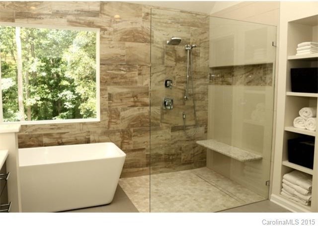 Inspiration for a transitional bathroom in Charlotte.