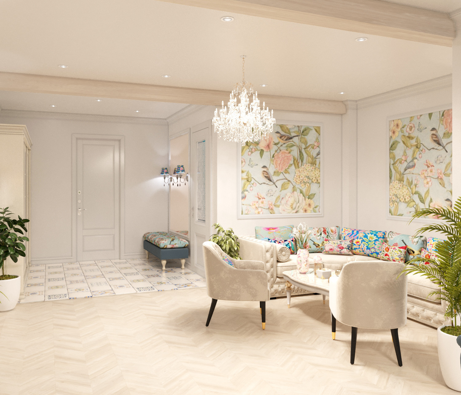 Interior Design in provice style