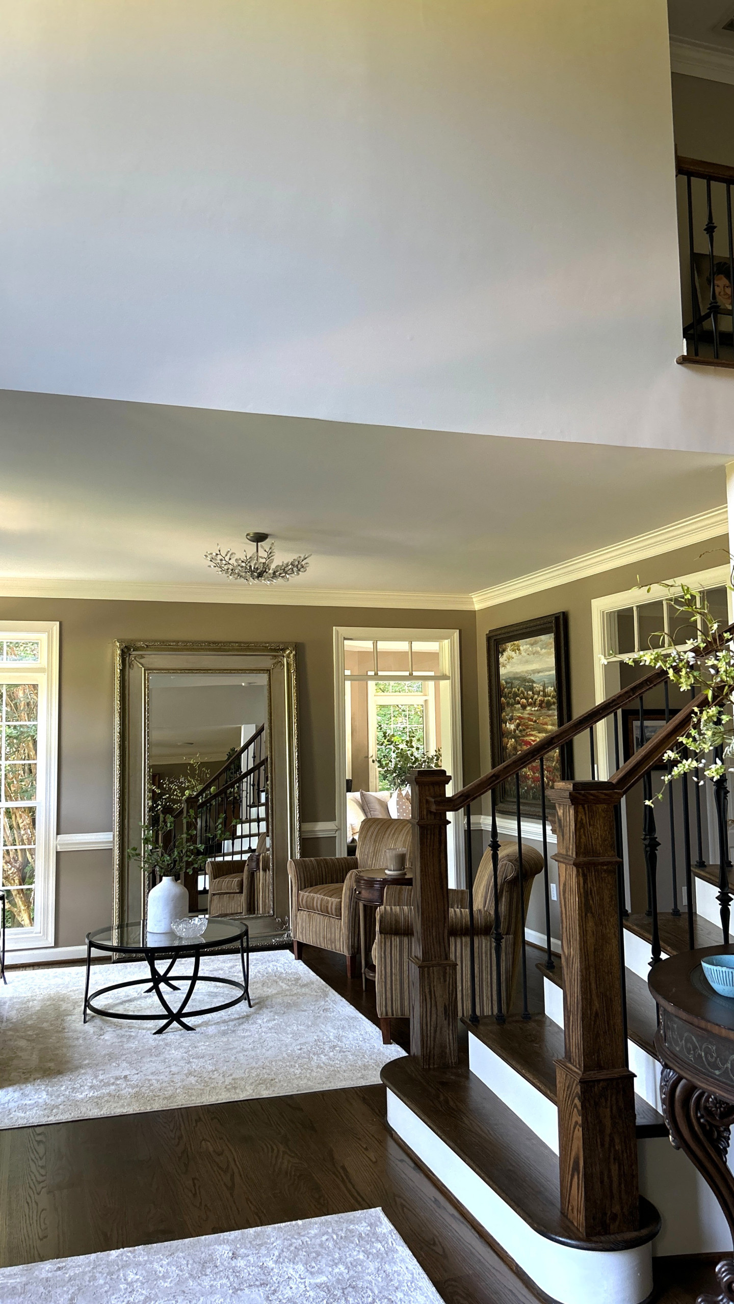 Project #157 | Traditional Curved Foyer Staircase