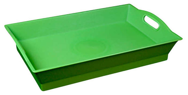 Deny Designs Karen Harris Mod Medallion Green Indoor//Outdoor Square Tray 12 x 12