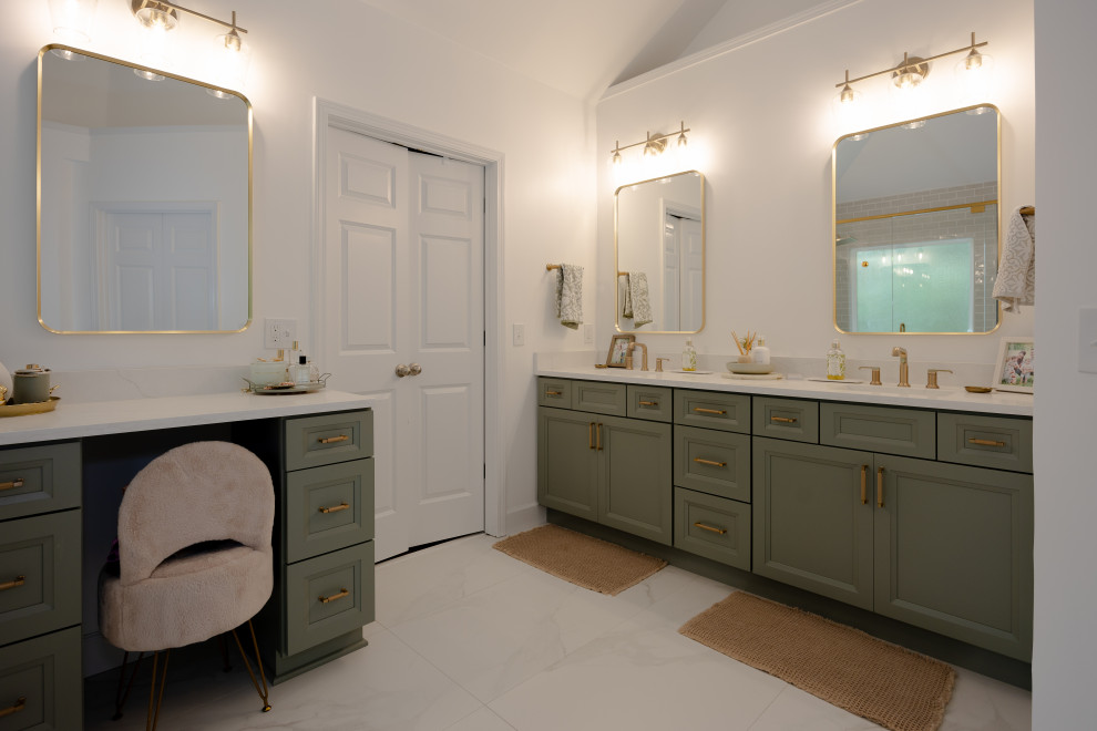 Luxury Master Bathroom & Custom Walk-In Closet Woodstock