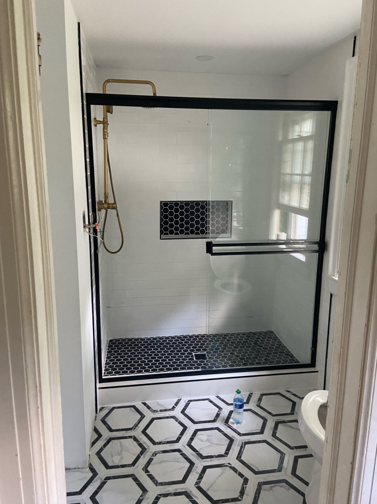 Bathroom with no central heat or a/c