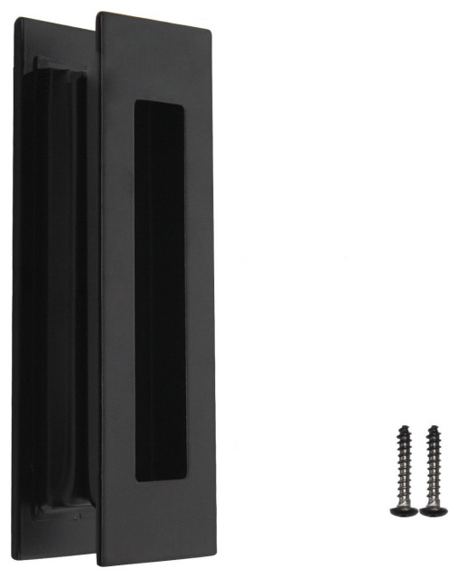 Modern Rectangle Pocket Door Pull, Sliding Door Pull, Flush Door Pull