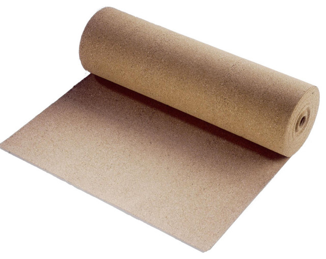 1/4" Cork Underlayment, 100 Sq. ft. Roll - Contemporary - Cork Flooring ...