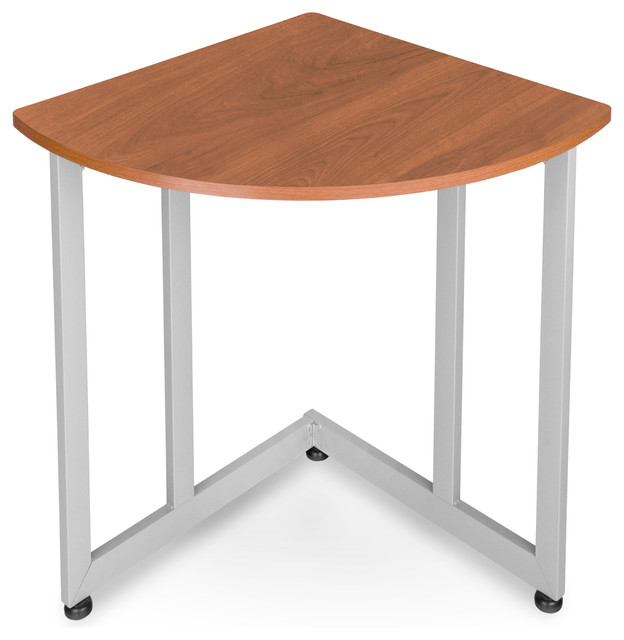 Houzz Ofm Inc Rounded Corner Utility Table Home Office Rounded Corner Utility Table Cherry Contemporary Home Office Furniture