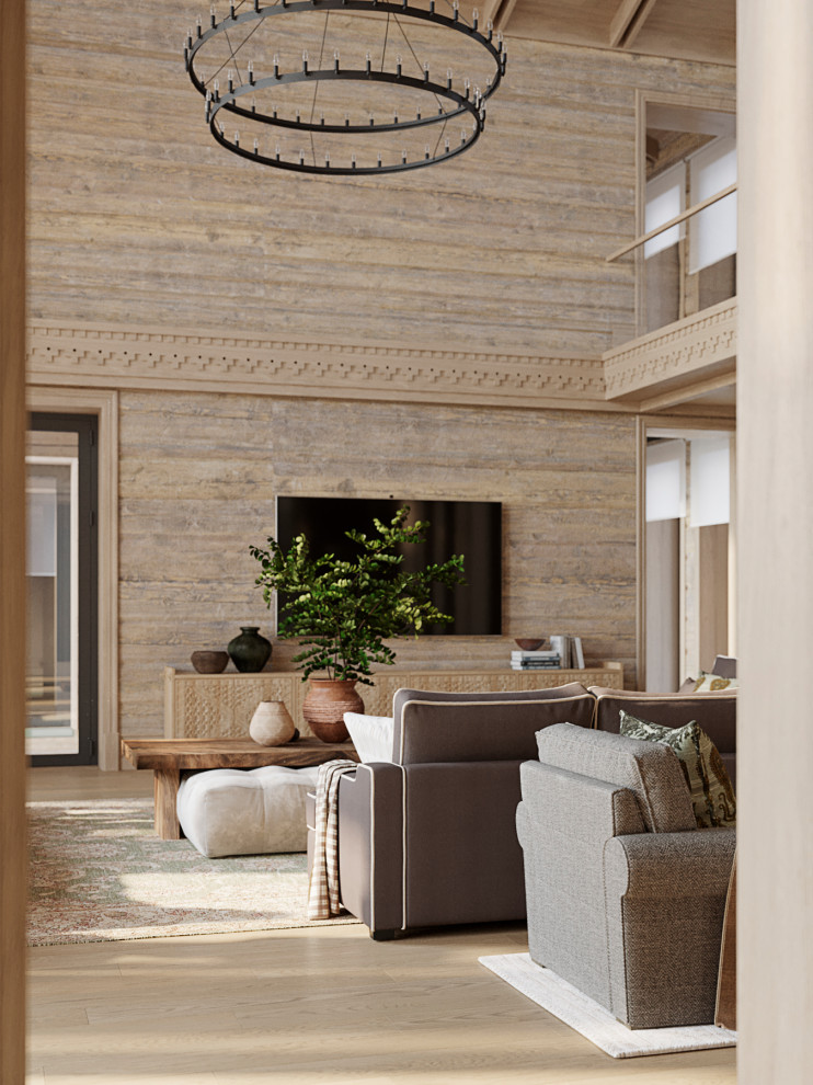 Архитектурное решение интерьера гостиной