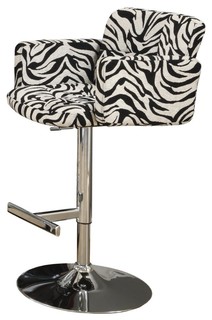 zebra wood bar stools