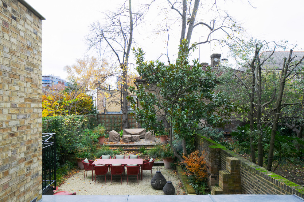 This is an example of an eclectic patio in London.