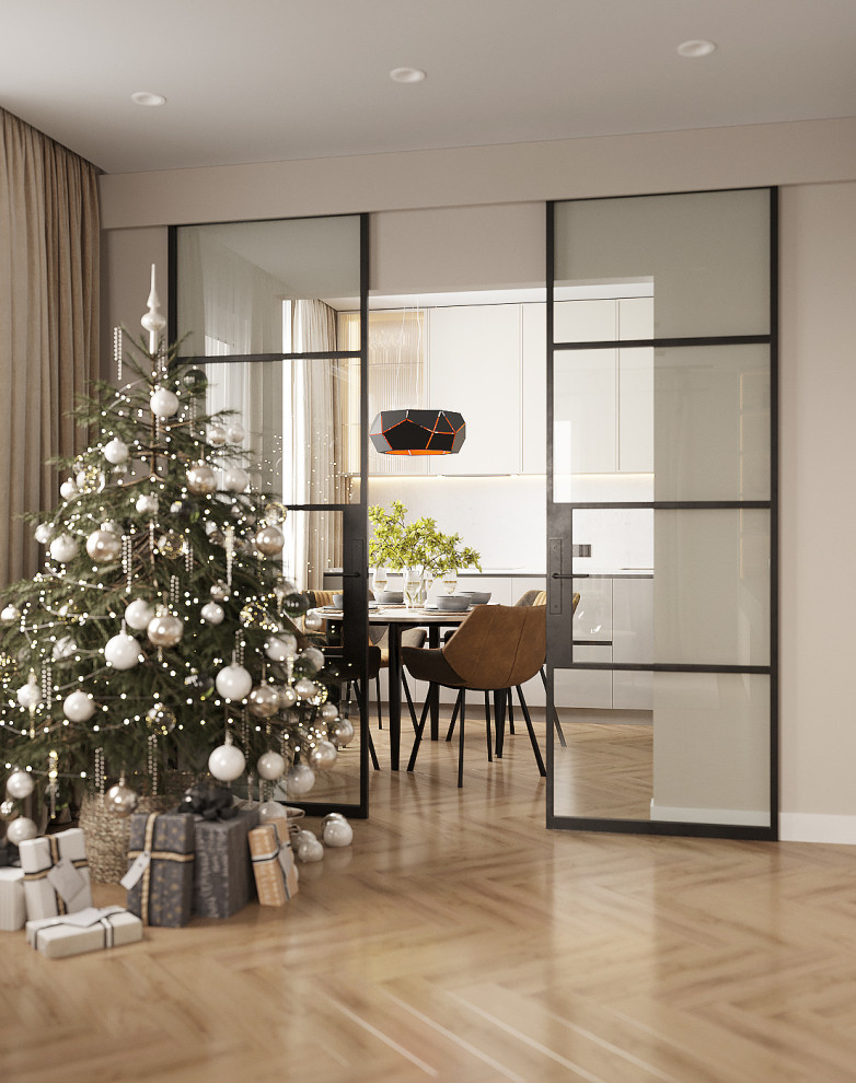 Дизайн-проект квартиры, площадью 56м2 в г. Москва