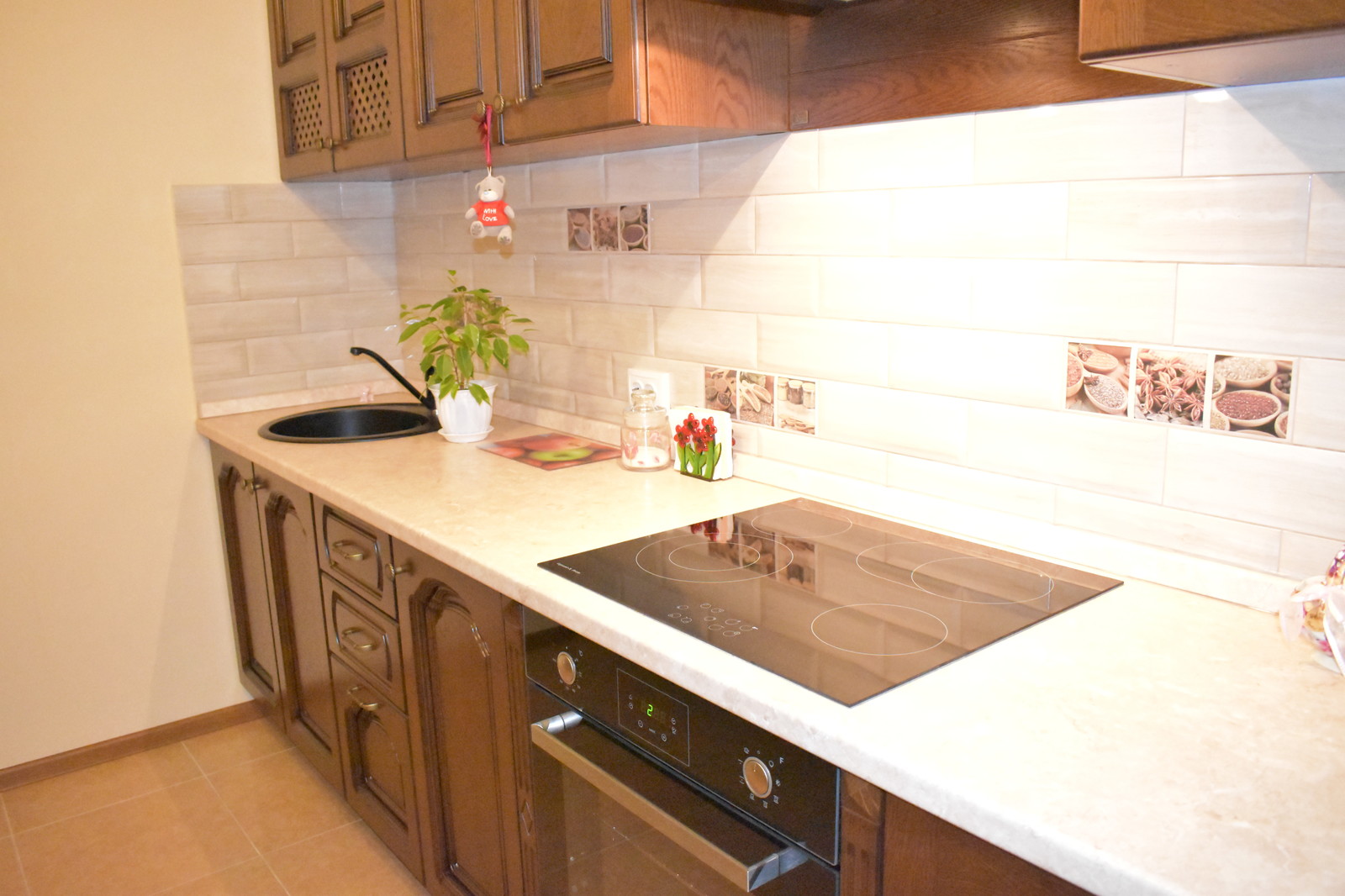 Кухня из массива дуба "Альфа" классика