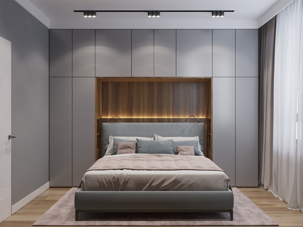 Дизайн интерьера двухкомнатной квартиры. ЖК Ясный. Москва